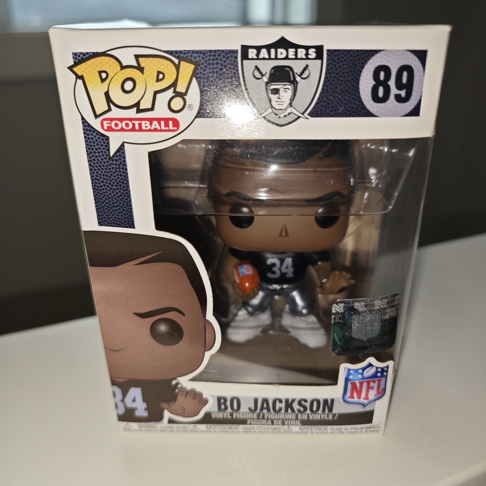 Funko Pop NFL Bo Jackson Black and White Figure